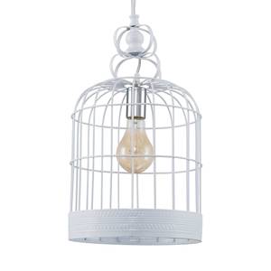 LED-hanglamp Cage I staal - 1 lichtbron