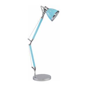 Tafellamp Jerona staal - 1 lichtbron - Lichtblauw