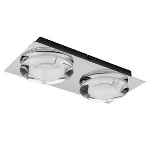 Plafondlamp Primo transparant glas/staal - Aantal lichtbronnen: 2