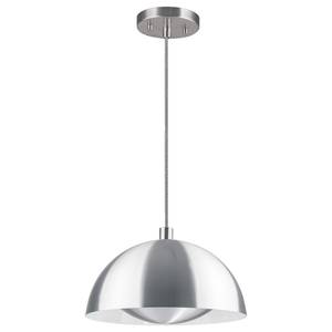 Hanglamp Ray staal - 1 lichtbron - Diameter: 26 cm