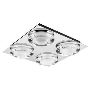Plafondlamp Primo transparant glas/staal - Aantal lichtbronnen: 4