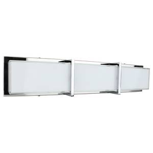 Wandlamp Zoey melkglas/staal - 1 lichtbron - Breedte: 64 cm