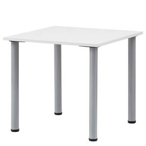 Table Cookley Gris - Bois manufacturé - Métal - 80 x 73 x 80 cm