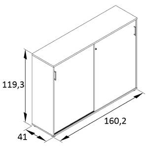 Aktenschrank Cookley I Anthrazit