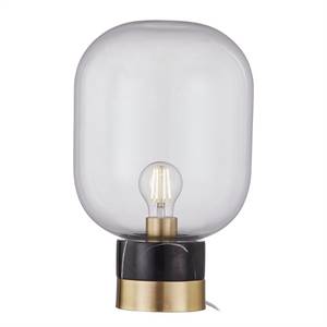 Tafellamp Ocilla transparant glas/steen - 1 lichtbron
