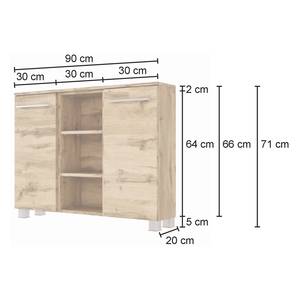 Lage kast Davos III Eikenhoutlook wotan/Wit