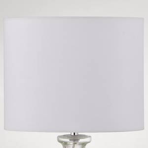 Lampada da tavolo Vernal Spugna / Vetro trasparente - 1 punto luce - Bianco