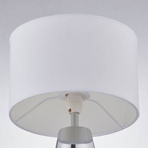 Tafellamp Worley badstof/ijzer - 1 lichtbron - Zilver