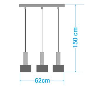 Suspension Waldo II Fer - 3 ampoules