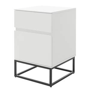 Table de chevet Zaddy 60 cm Blanc - 38 x 60 x 40 cm