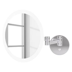 Miroir grossissant Kreta Avec éclairage - Aluminium / Chrome