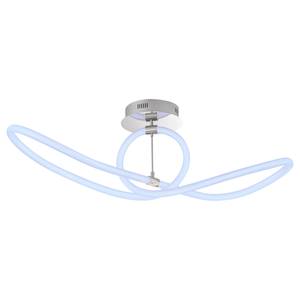Plafondlamp Mira II polycarbonaat/aluminium - 1 lichtbron