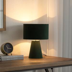 Tafellamp Satley fluweel - 1 lichtbron - Groen