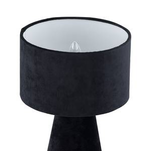 Lampada da tavolo Satley Velluto - 1 punto luce - Nero