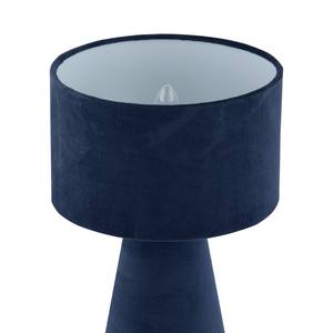 Lampe Satley Velours - 1 ampoule - Bleu