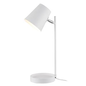 Lampada da tavolo Wheeler Ferro - 1 punto luce - Bianco