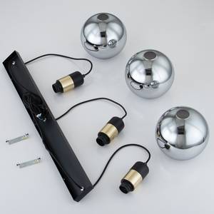 Hanglamp Fulvy II spiegelglas/metaal - 3 lichtbronnen