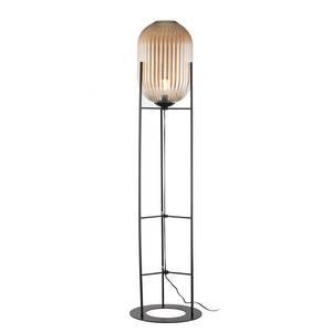 Staande lamp Courcy glas/metaal - 1 lichtbron