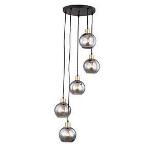 Hanglamp Fulvy III spiegelglas/metaal - 5 lichtbronnen