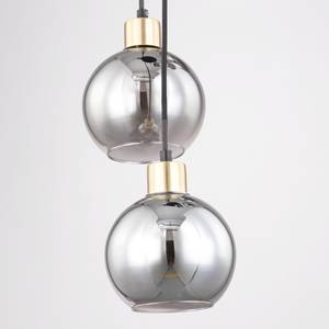 Suspension Fulvy III Miroir en verre / Métal - 5 ampoule