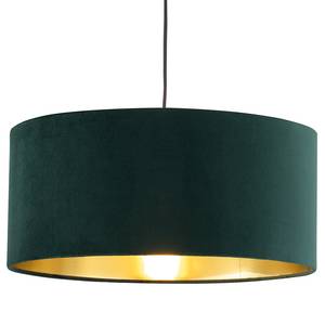 Lampada a sospensione Satley Velluto / Metallo - 1 punto luce - Verde