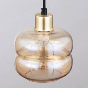 Hanglamp Dechy glas/metaal - 3 lichtbronnen