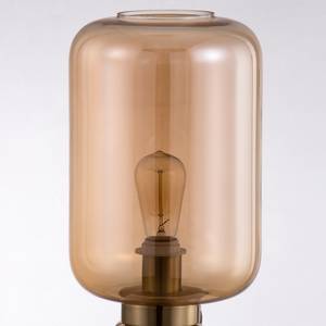 Tafellamp Choisy glas/metaal - 2 lichtbronnen - Goud