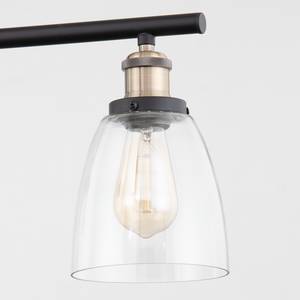 Plafondlamp Cuy transparant glas/metaal - 3 lichtbronnen