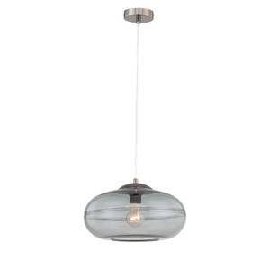 Hanglamp Ciron rookglas/metaal - 1 lichtbron