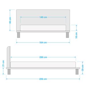 Houten bed Peek II 140 x 200cm