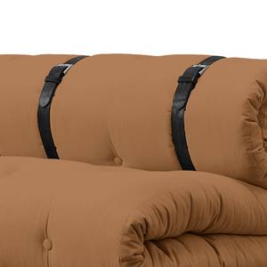 Schlafsofa Buckle-Up I Baumwollstoff - Latte Macchiato