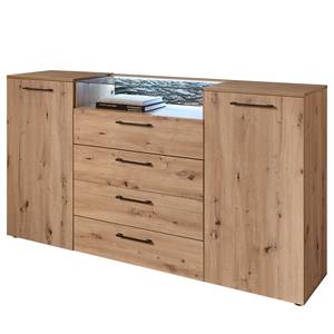 Kommode Six Hills Beige - Braun - Holzwerkstoff - 140 x 99 x 43 cm