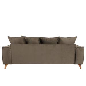 Sofa Polich (3-Sitzer) Samt - Braun