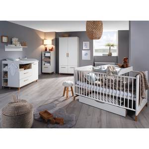 Lit enfant Carlsson Blanc - Bois manufacturé - 80 x 79 x 144 cm