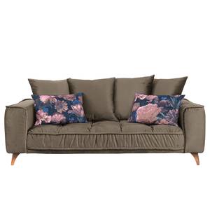 Sofa Polich (2-Sitzer) Samt - Braun