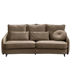 Sofa Fosse I (3-Sitzer) Samt - Samt Sadia: Cappuccino