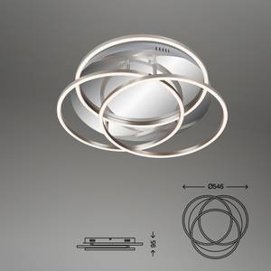 Plafonnier Frame Polycarbonate / Acier - 1 ampoule