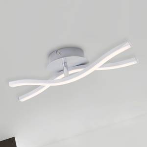 LED-plafondlamp Go polycarbonaat/staal - 2 lichtbronnen
