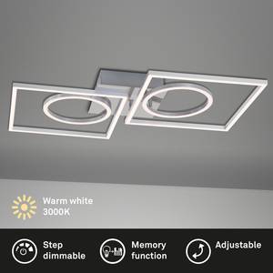 LED-Deckenleuchte  Frame Acryl / Stahl - 1-flammig