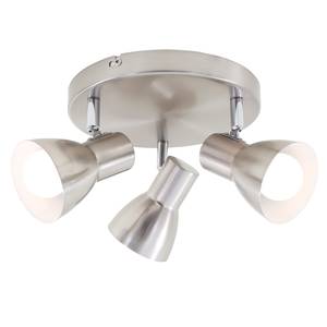 Plafondlamp Cup staal - 3 lichtbronnen