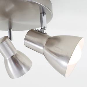 Plafondlamp Cup staal - 3 lichtbronnen