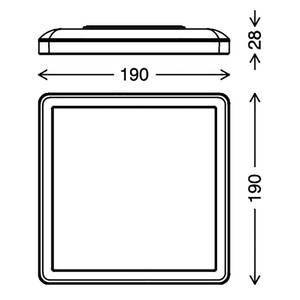 LED-Deckenleuchte  Slim Acryl / Polycarbonat - 1-flammig