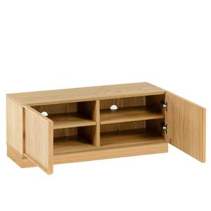 Meuble TV Wood Dale II Placage en bois véritable - Chêne