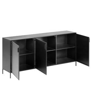 Sideboard Exford Metall - Schwarz