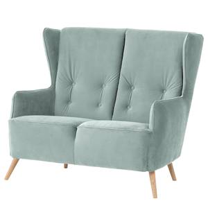 Sofa Bonham (2 -Sitzer) Samt - Pastellblau