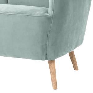 Sofa Bonham (2 -Sitzer) Samt - Pastellblau