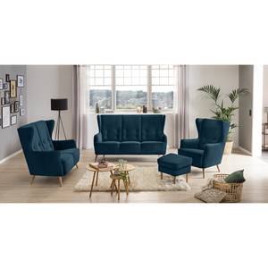 Sofa Bonham (2 -Sitzer) Samt - Marineblau