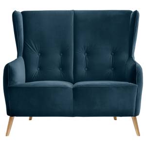 Sofa Bonham (2 -Sitzer) Samt - Marineblau