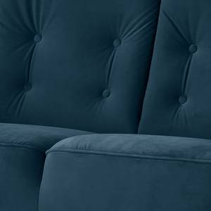 Sofa Bonham (2 -Sitzer) Samt - Marineblau