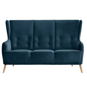 Sofa Bonham (3 -Sitzer) Samt - Marineblau